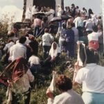 La Aurora hace mucho años,procesión de Hermanas al Padre Pío de la Aurora