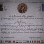 Diploma del Grupo de Oración de Baltasar Brum